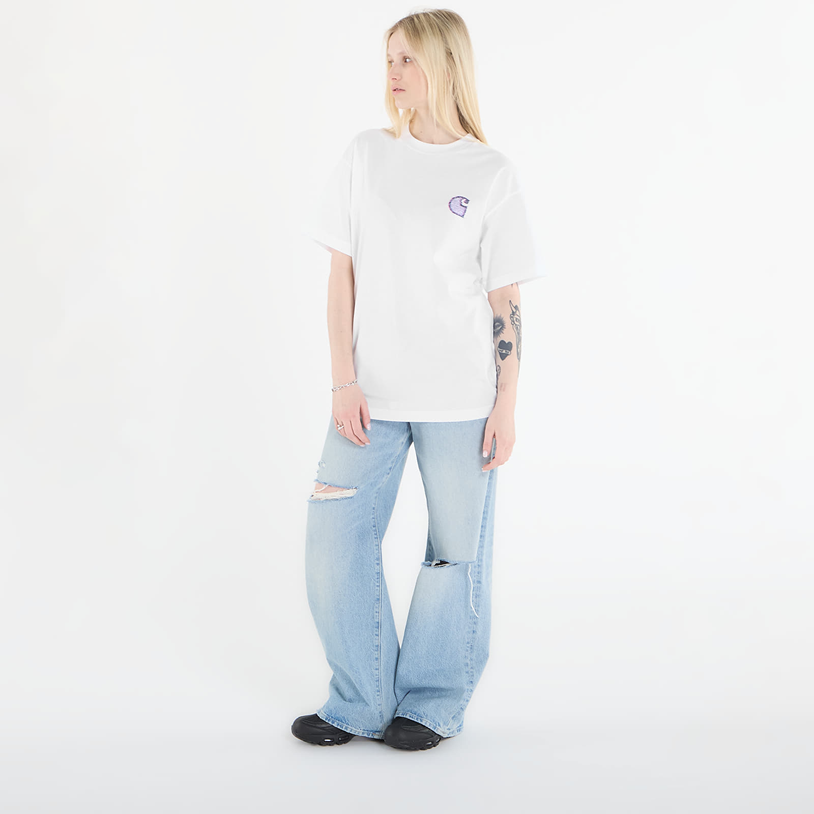 Vīriešu T-krekli Carhartt WIP S/S Mind Your Head T-Shirt UNISEX White