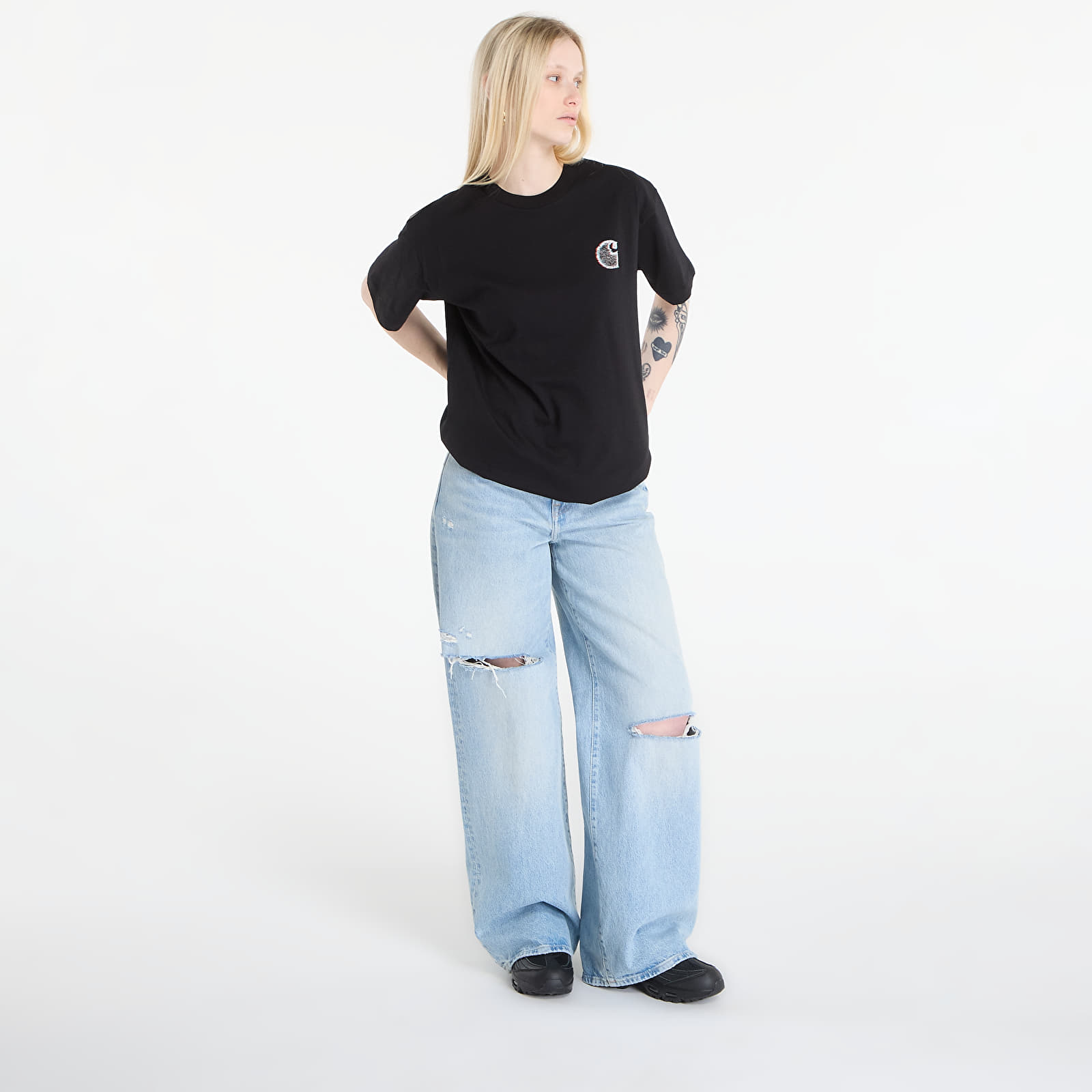 Vīriešu T-krekli Carhartt WIP S/S Mind Your Head T-Shirt UNISEX Black