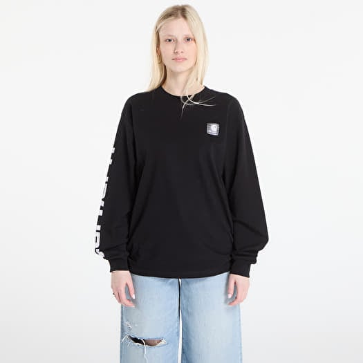 T-särk Carhartt WIP L/S Archive Script T-Shirt UNISEX Black