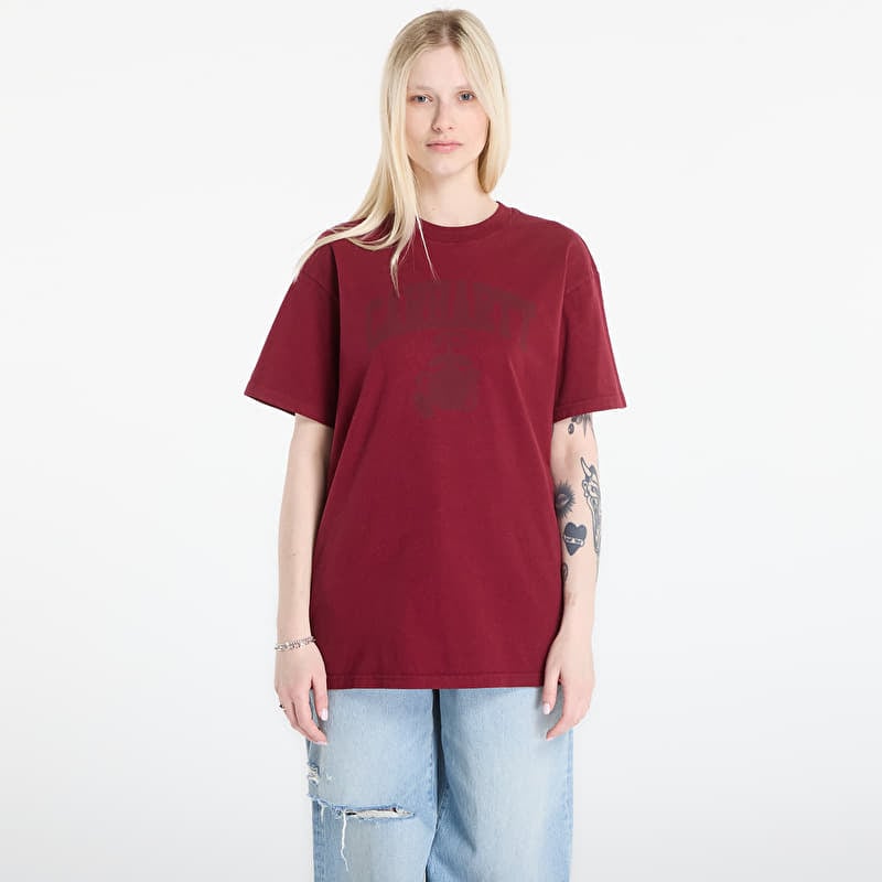 T-shirt Carhartt WIP S/S Faded Pond Corps T-Shirt UNISEX Marsala