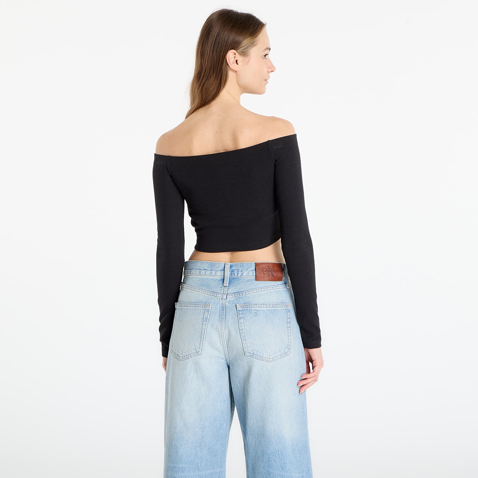 Dámske tričká adidas Ess Rib Ls Black