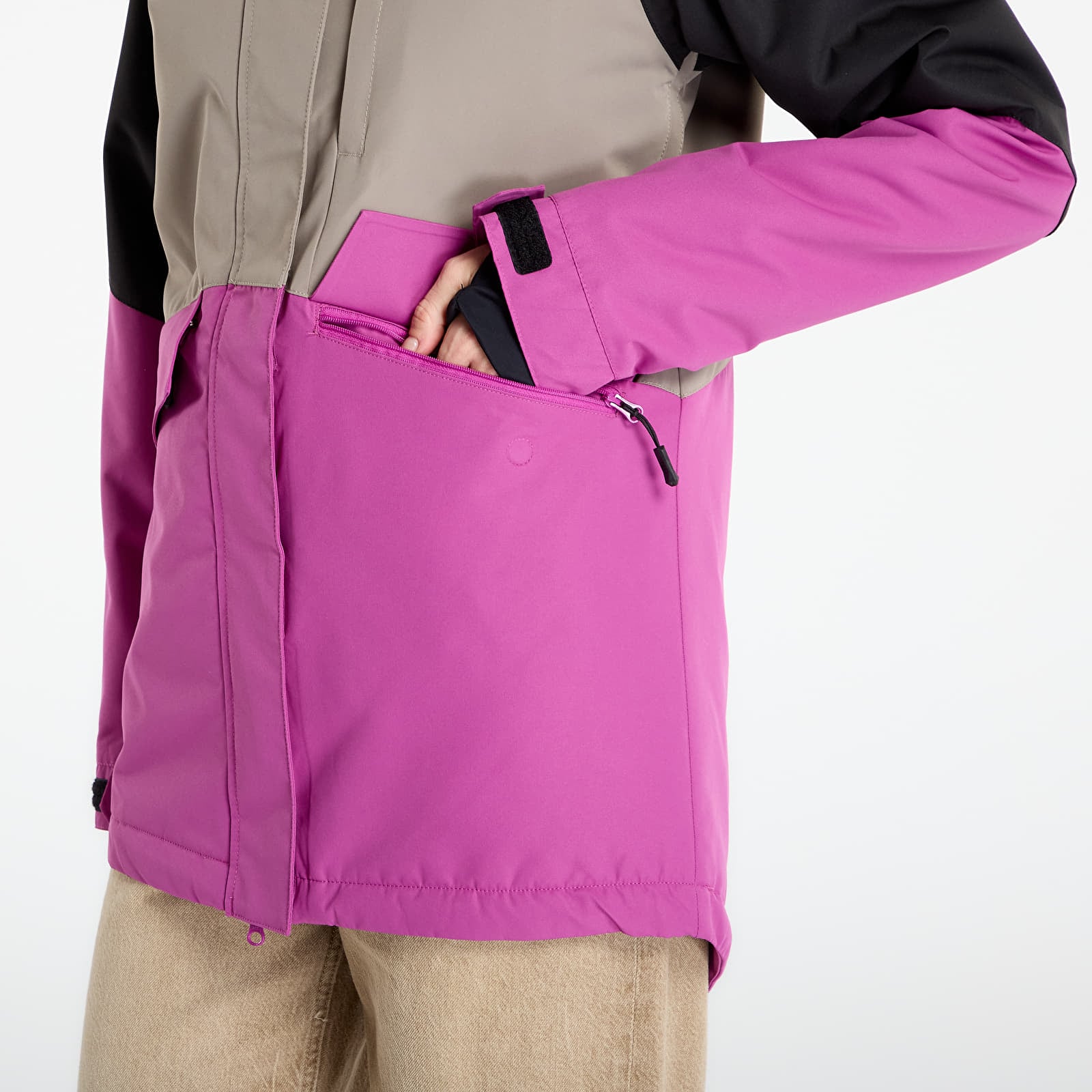 Giacche da donna Horsefeathers Ember Jacket Black/ Orchid