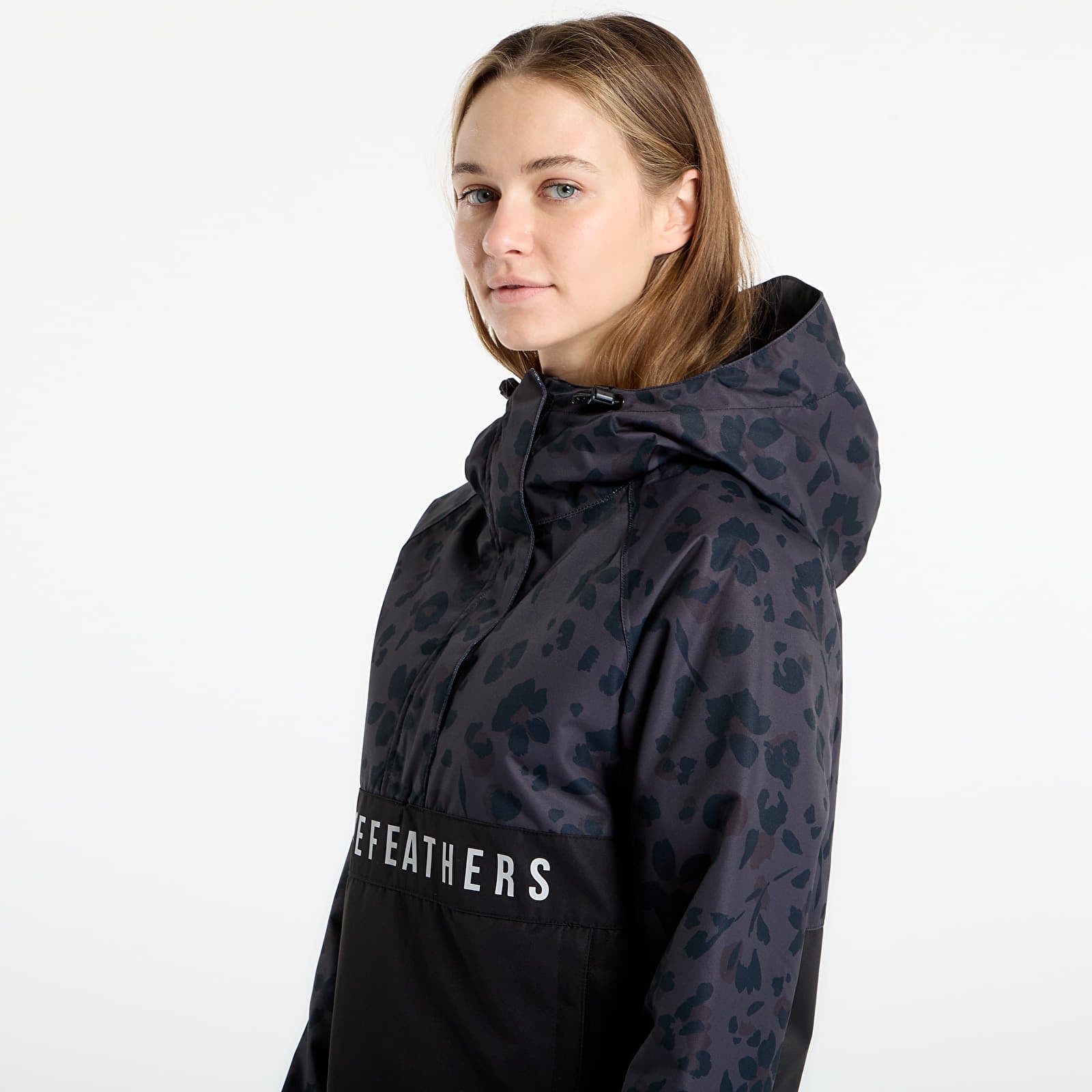 Dámské bundy Horsefeathers Tala Jacket Floral Cheetah