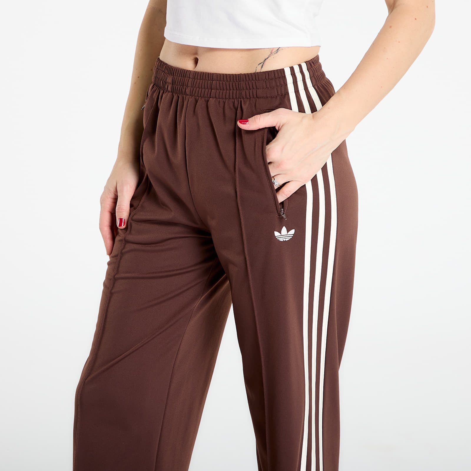 Dressid adidas Fb Loose Track Pants Auburn/ Crew White