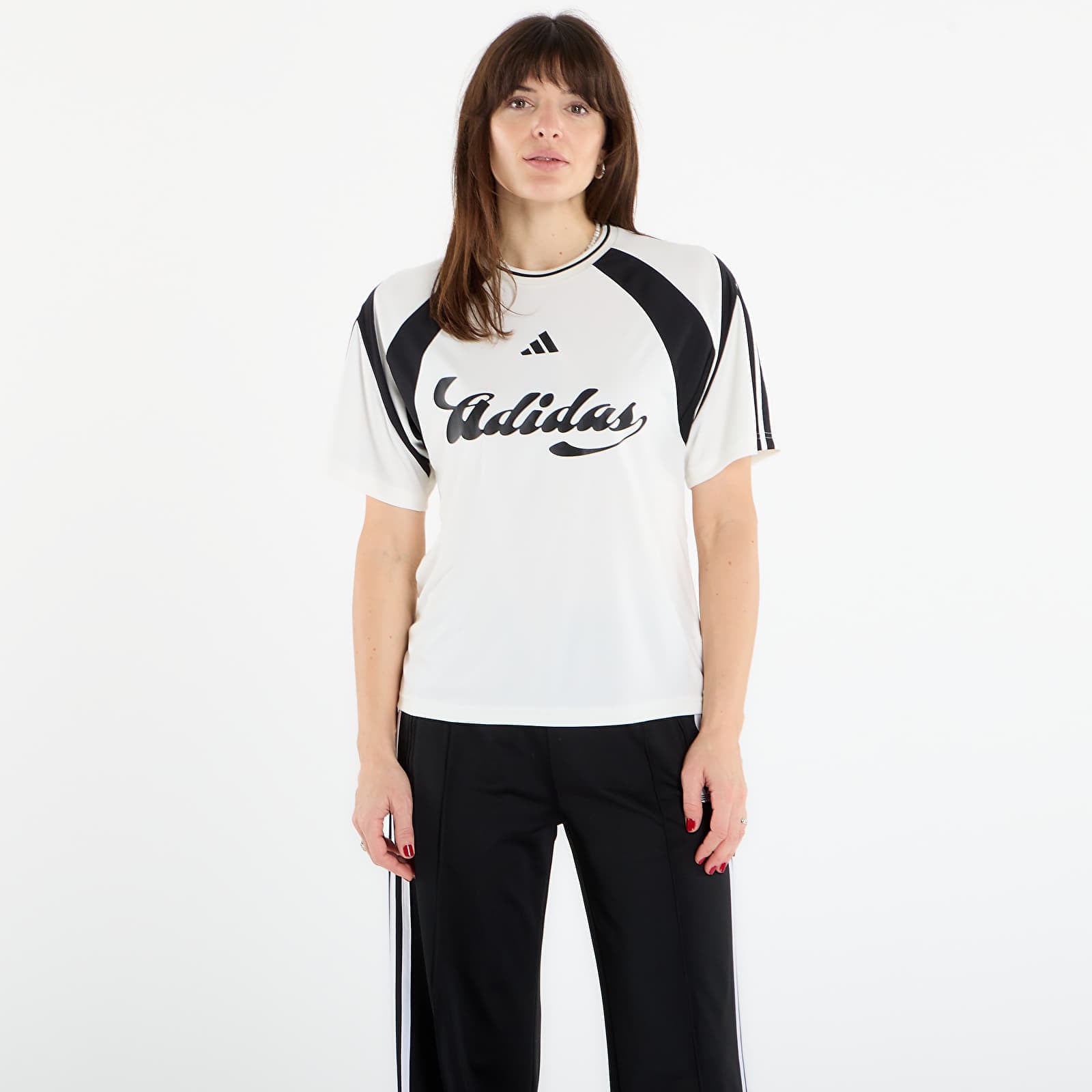 T-shirt adidas W Her Tee Off White/ Black L