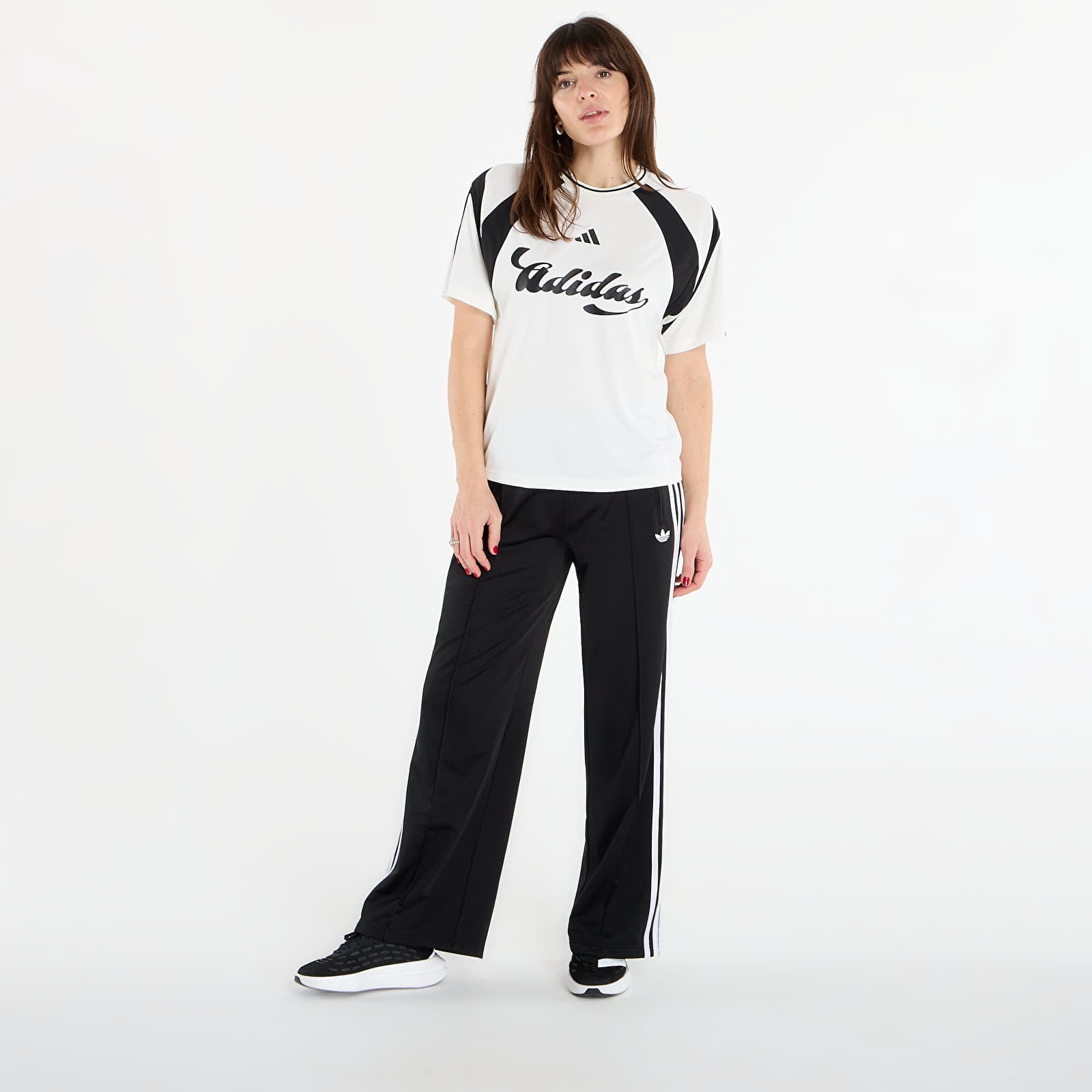 Koszulki adidas W Her Tee Off White/ Black