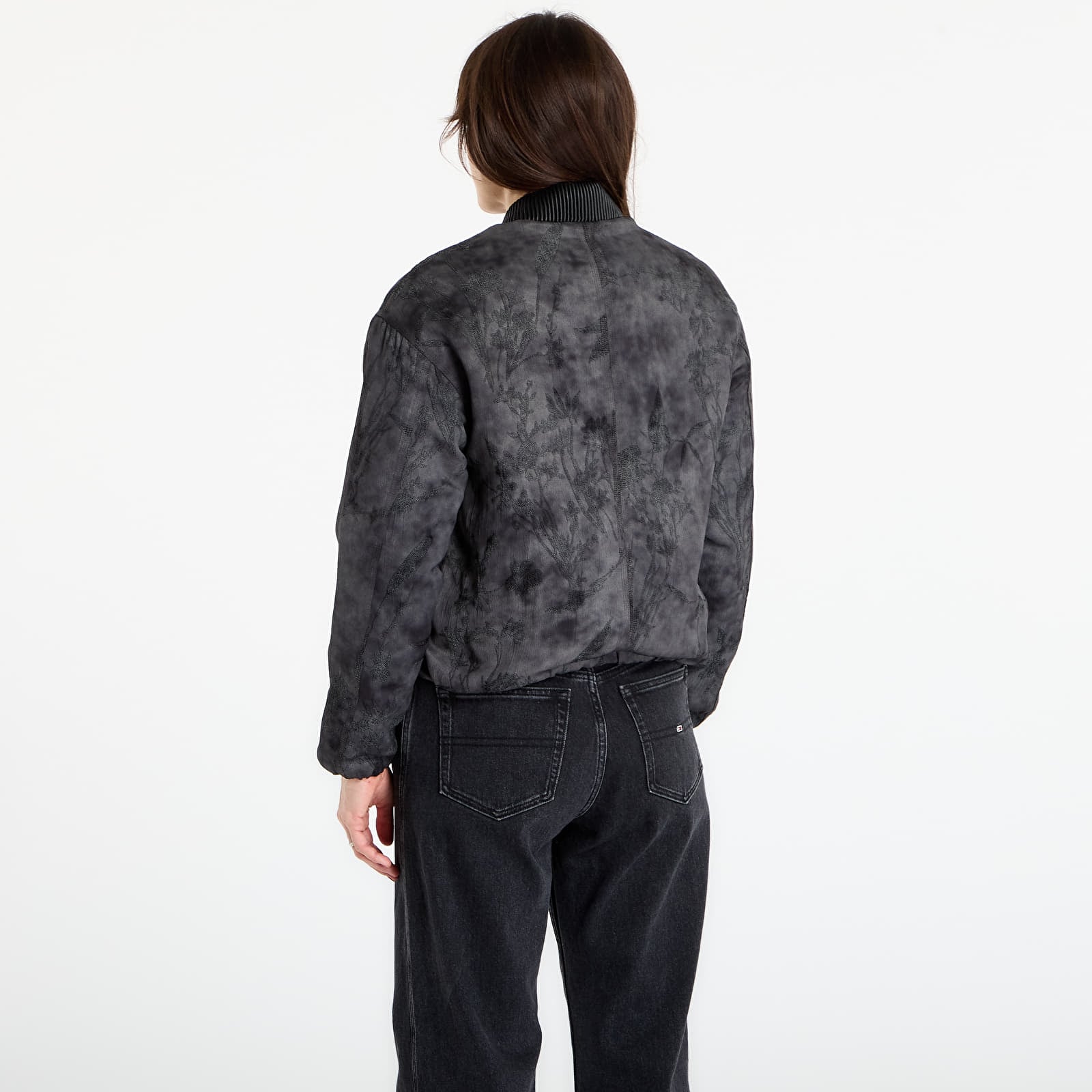 Joped Desigual Fantasy Embroidered Bomber Jacket Black