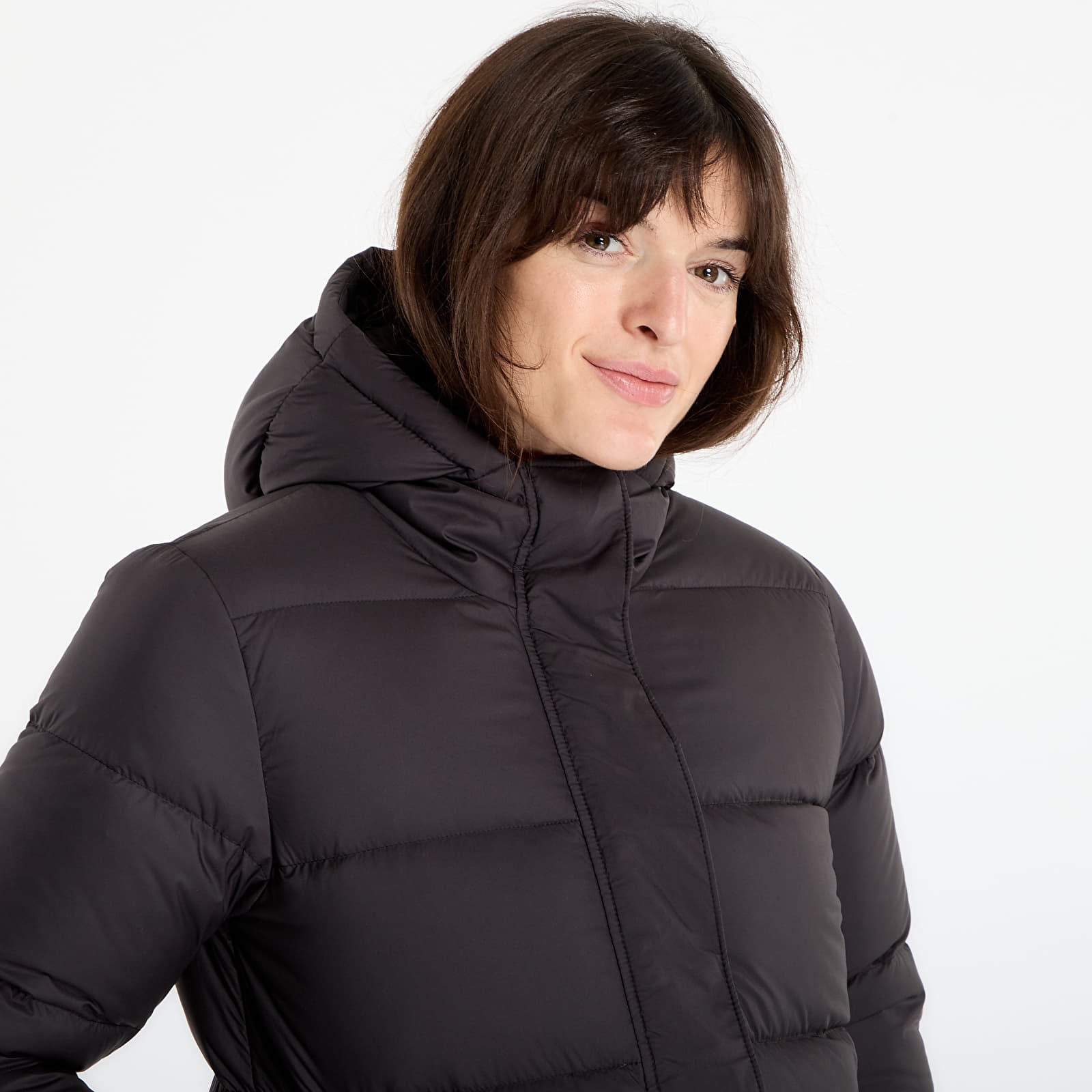 Geci parka Patagonia W's Silent Down Long Parka Black