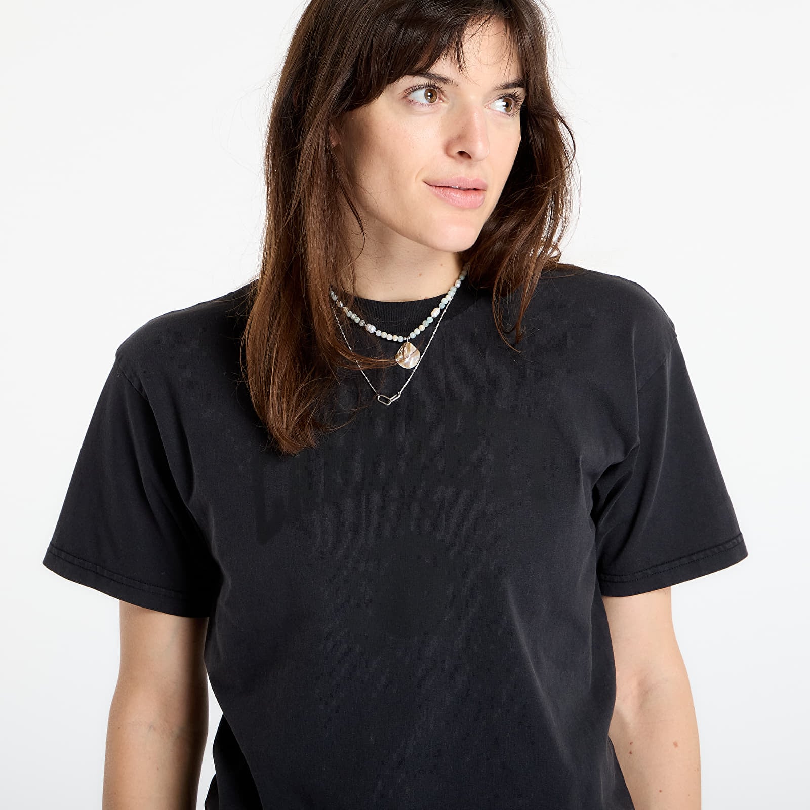 T-shirts Carhartt WIP S/S Faded Pond Corps T-Shirt UNISEX Black