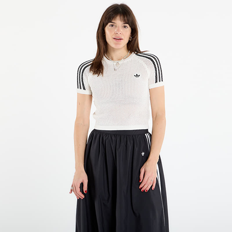 T-shirt adidas Knitted Crochet Cali T-Shirt Off White