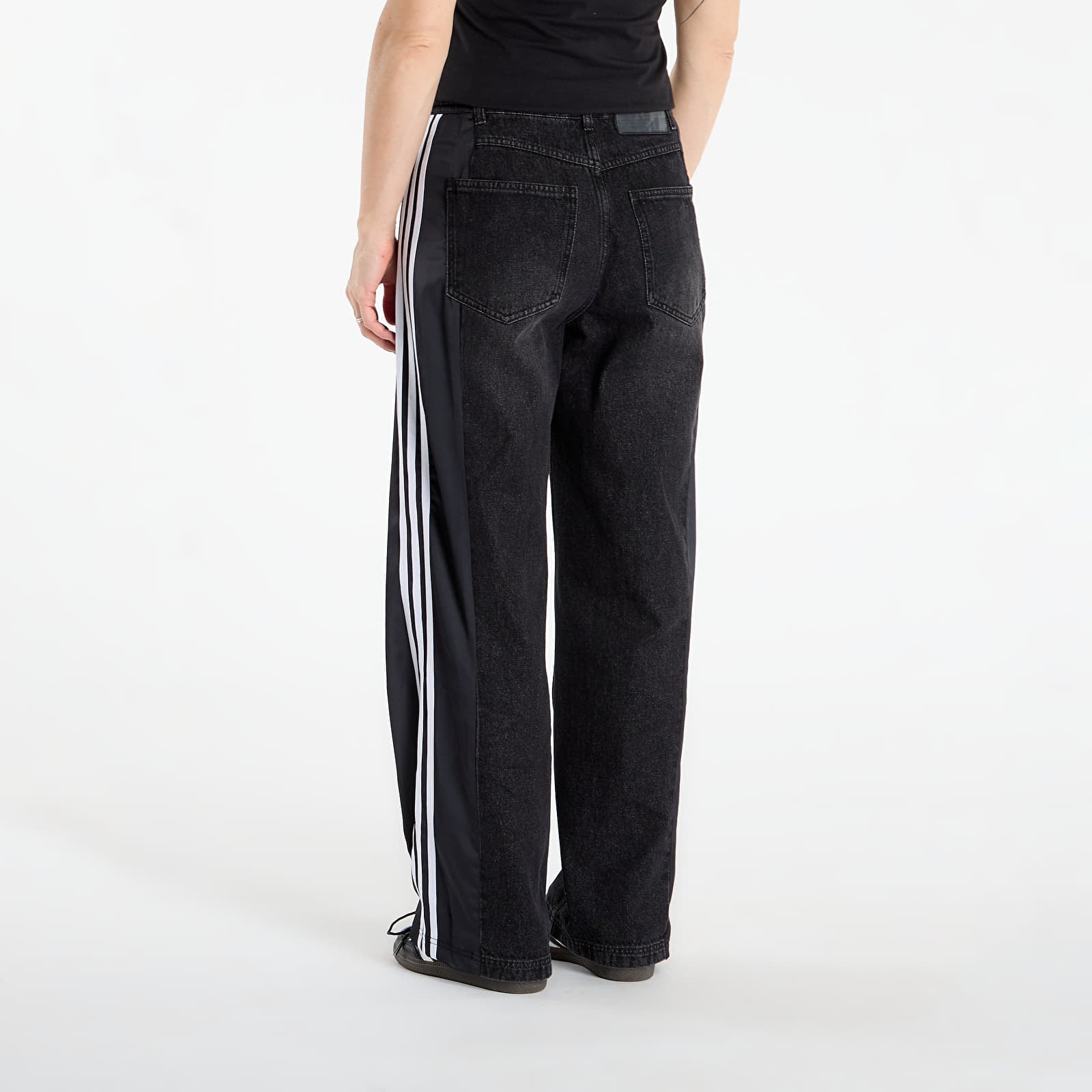 Jeans für Frauen adidas Denim Fb Track Pants Black