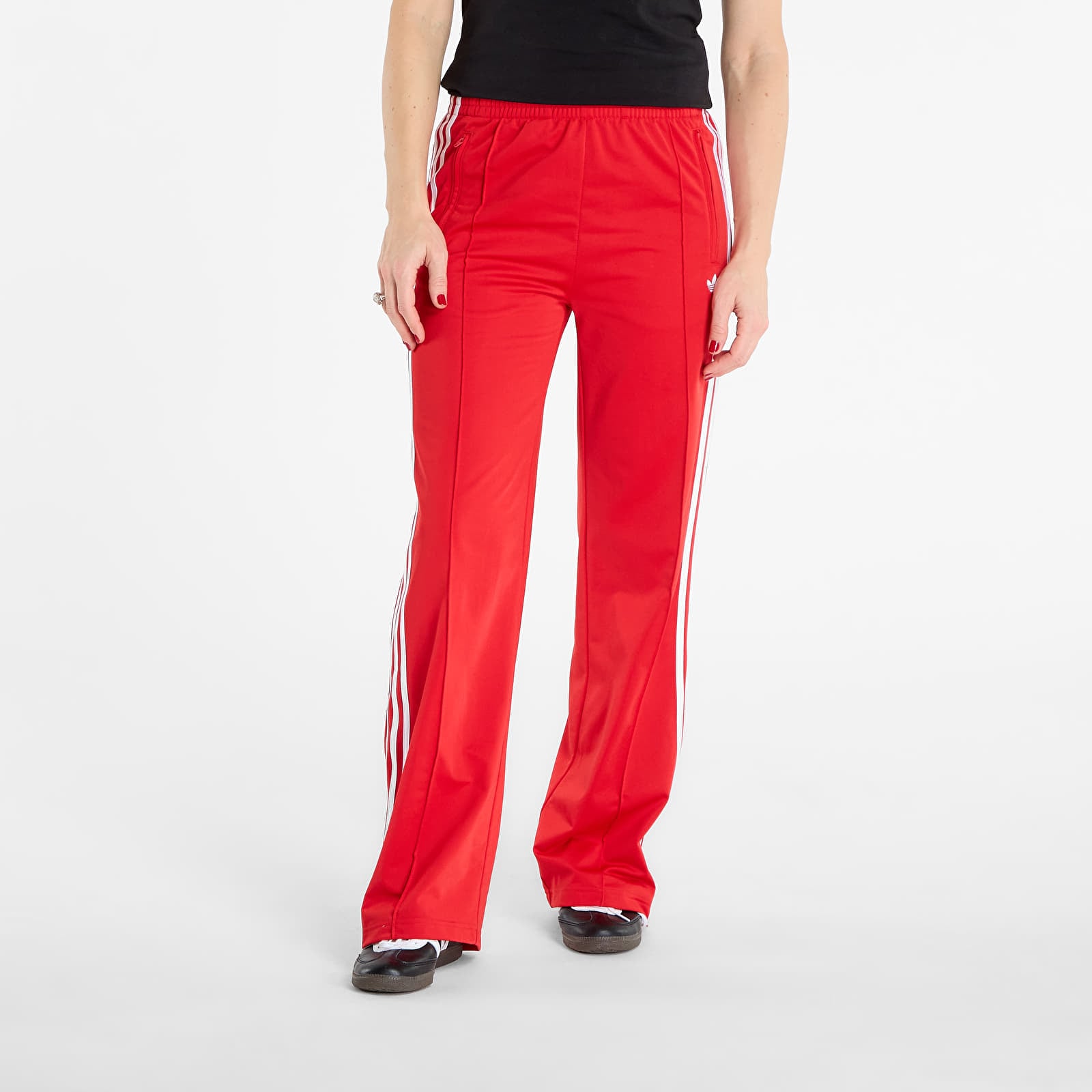Spodnie dresowe adidas Firebird Loose Track Tracksuit Bottoms Better Scarlet