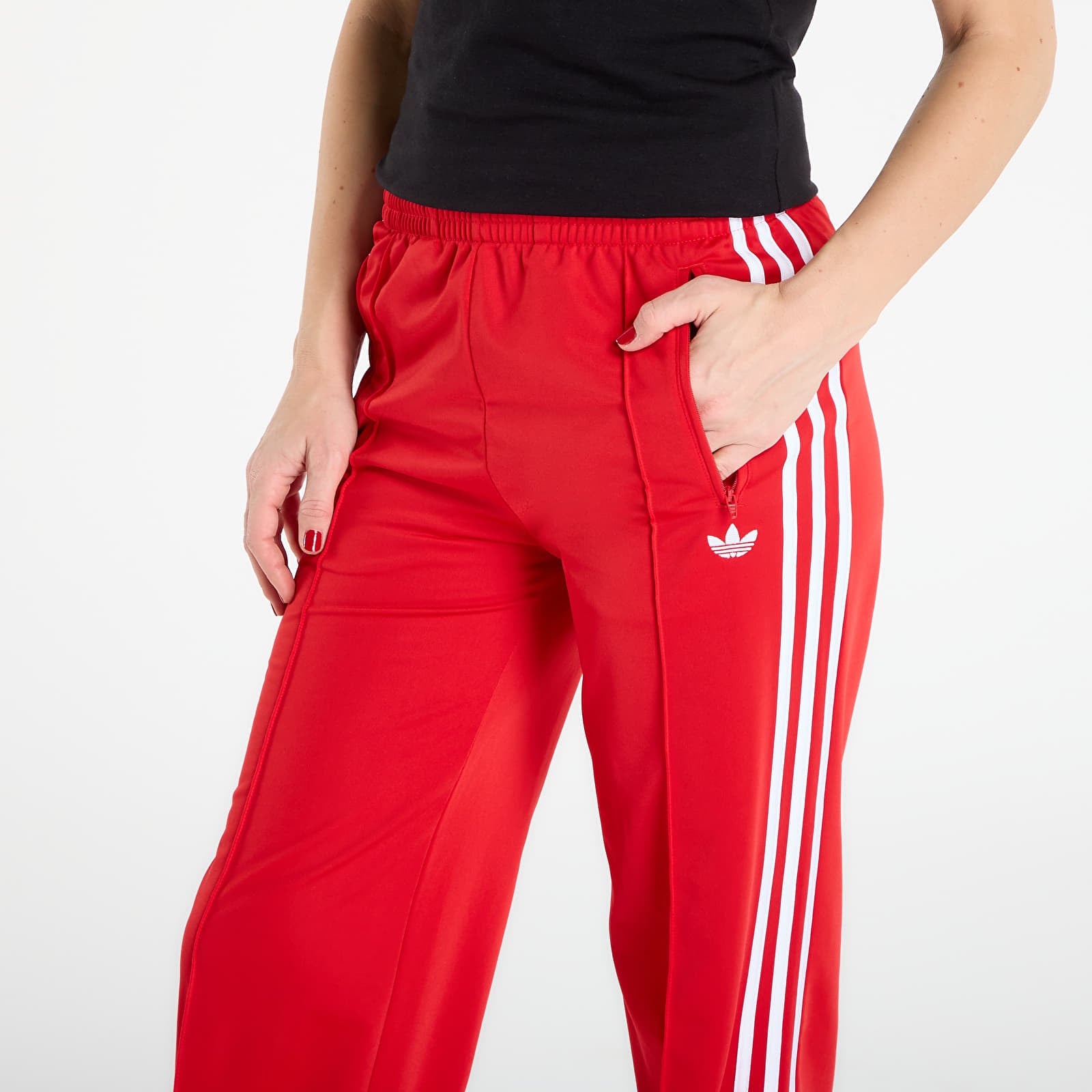 Spodnie dresowe adidas Firebird Loose Track Tracksuit Bottoms Better Scarlet