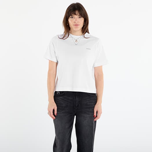 Queens Women's Essential T-Shirt With Contrast Print 3-Pack White/ White/ White