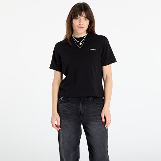 Queens Women's Essential T-Shirt With Contrast Print 3-Pack Black/ Black/ Black
