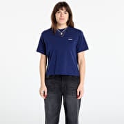 Queens Women's Essential T-Shirt With Contrast Print 3-Pack Lavender/ Leaf/ Navy