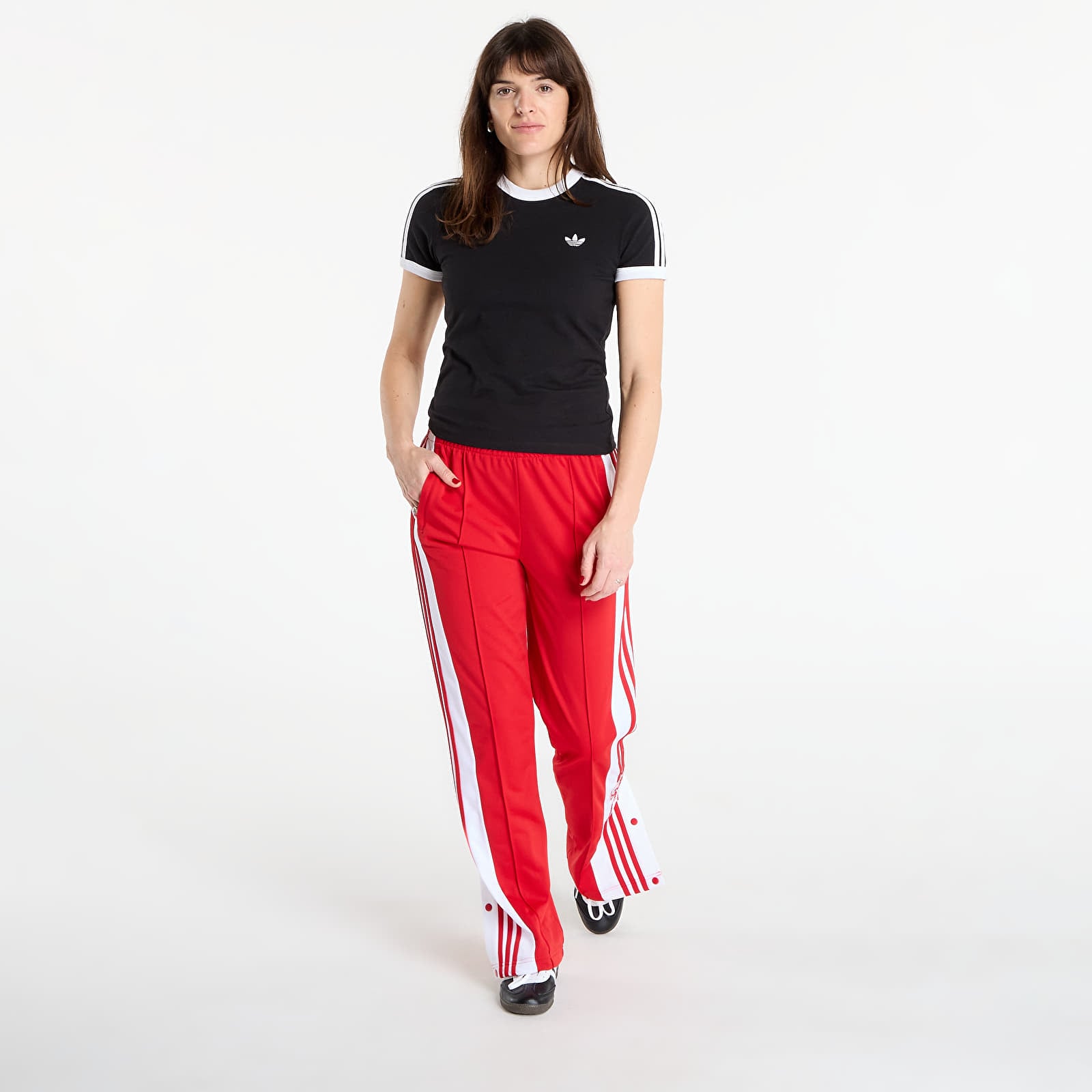 Siltās bikses adidas Adibreak Track Pants Better Scarlet
