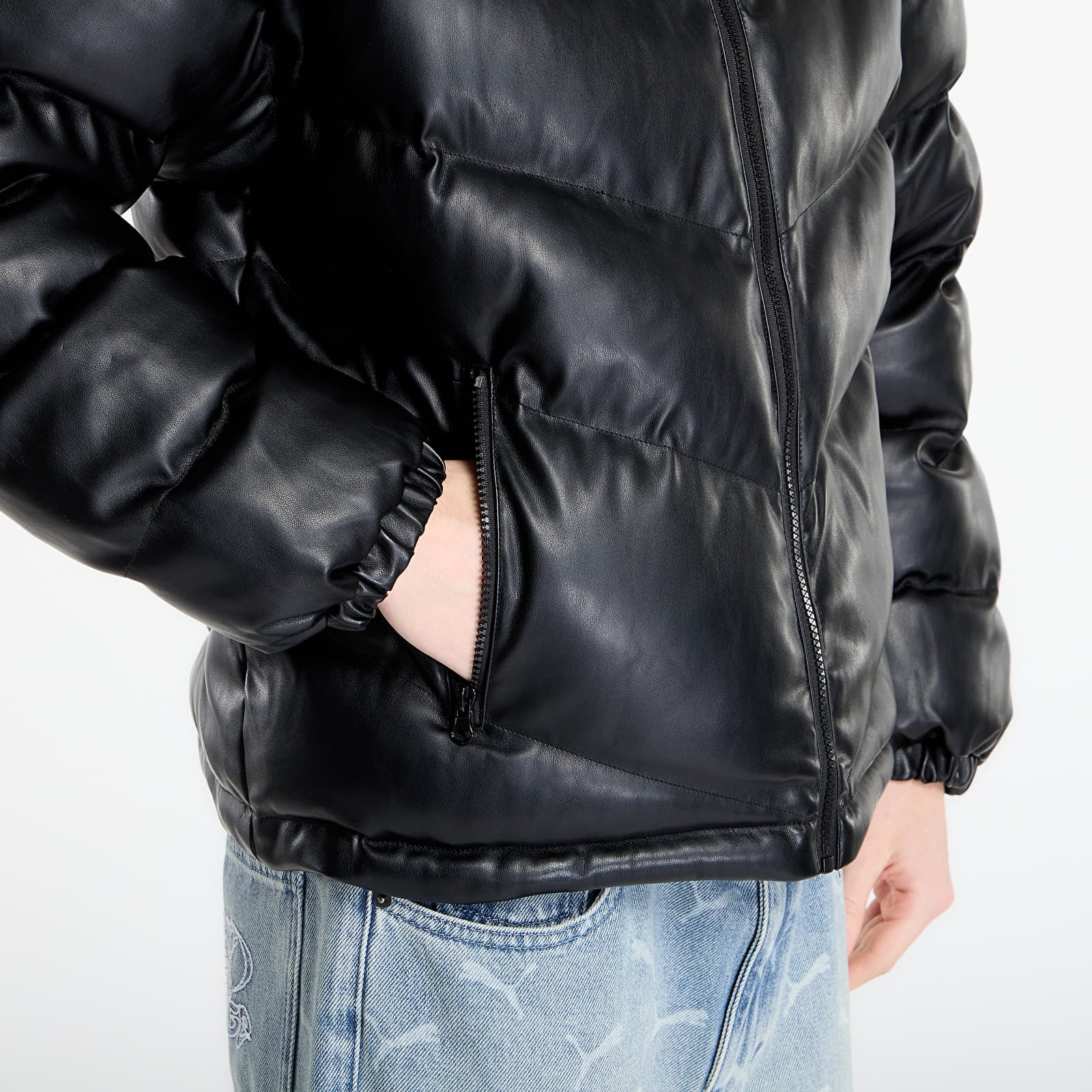 Pánské bundy Wasted Paris M Skull Puffer Black