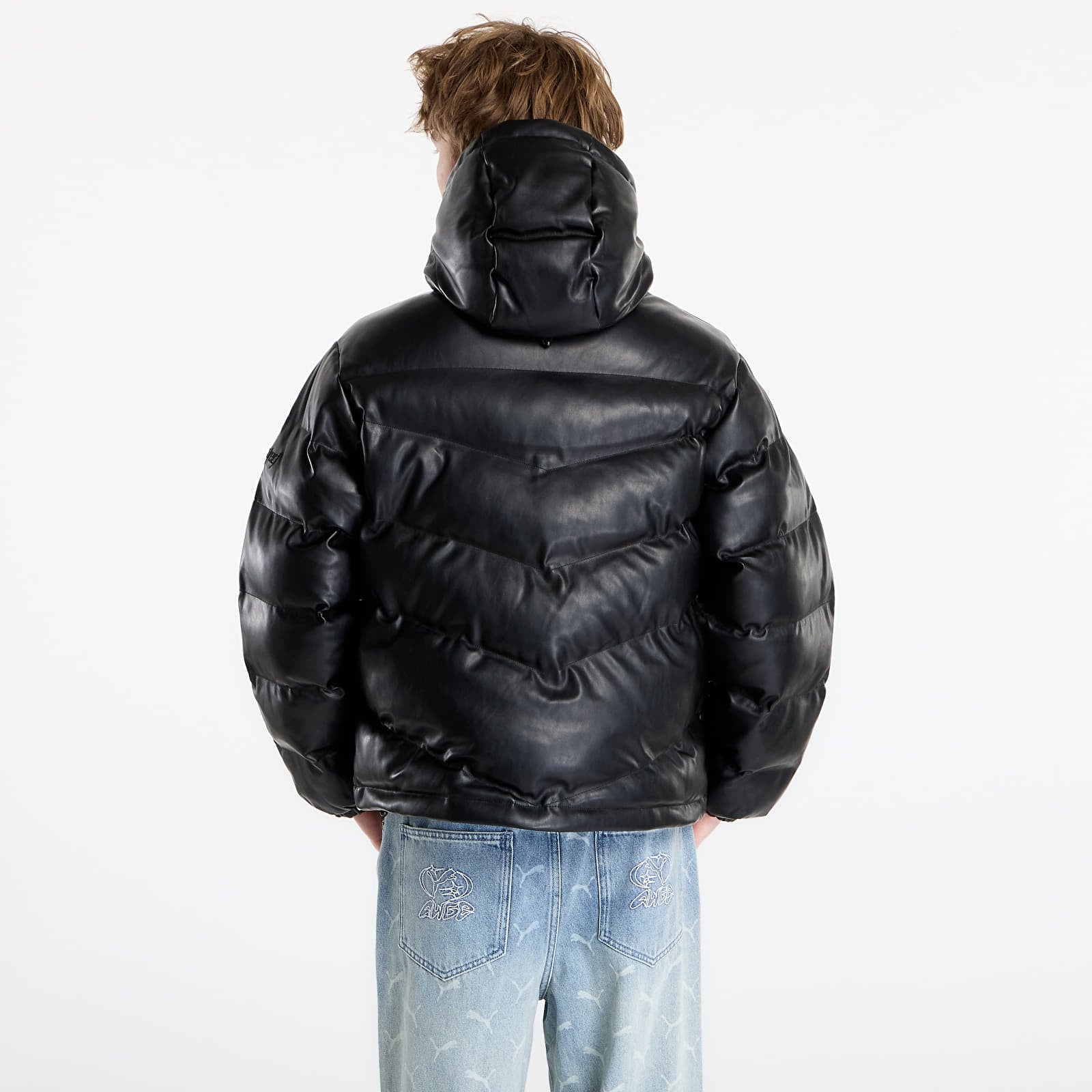 Pánské bundy Wasted Paris M Skull Puffer Black