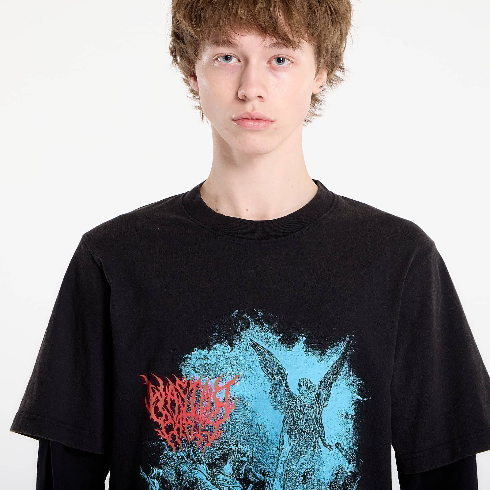 Pánská trička Wasted Paris M Legion T Age Faded Black/ Black