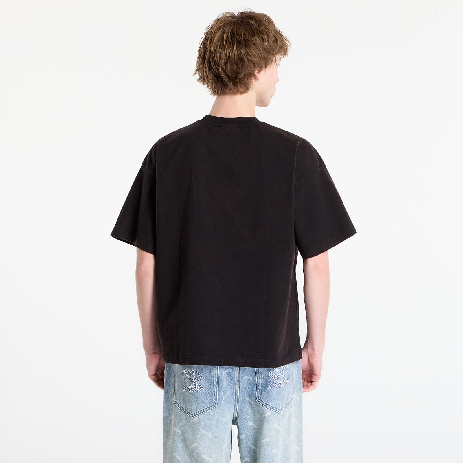 Pánská trička Wasted Paris M Defy Boxy Faded Black