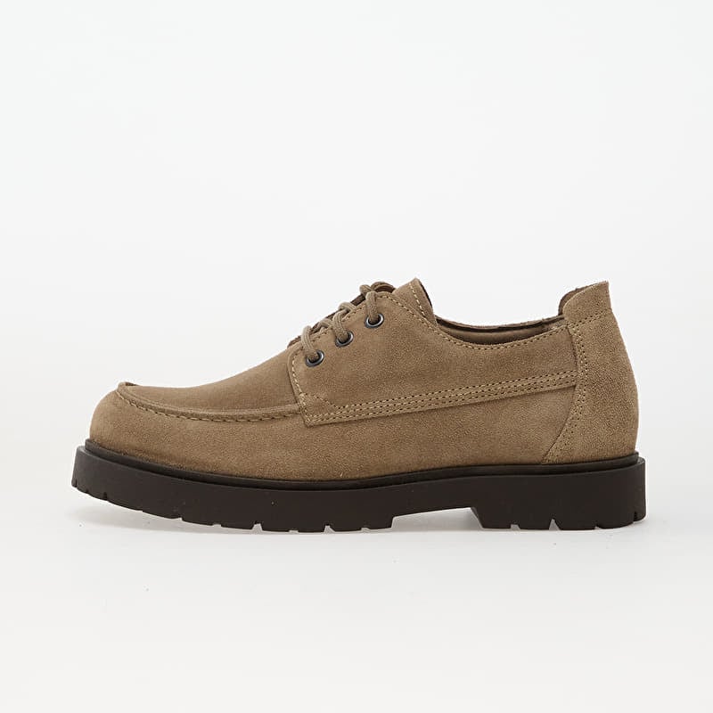 Birkenstock Highwood Moc Lace Low Suede Leather Gray Taupe