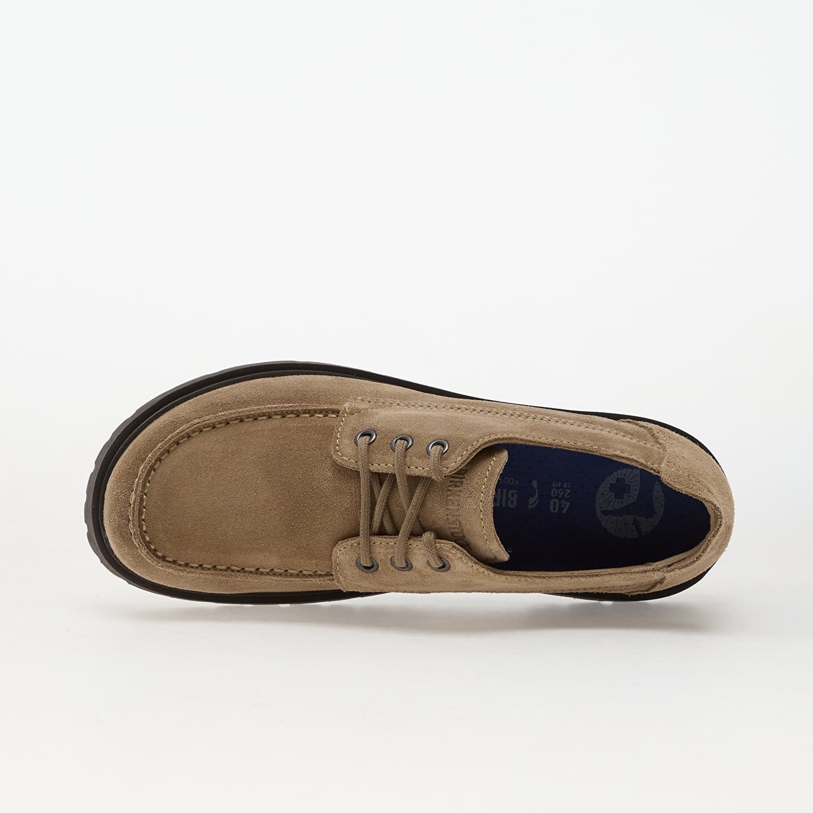 Încălțăminte și sneakerși pentru bărbați Birkenstock Highwood Moc Lace Low Suede Leather Gray Taupe