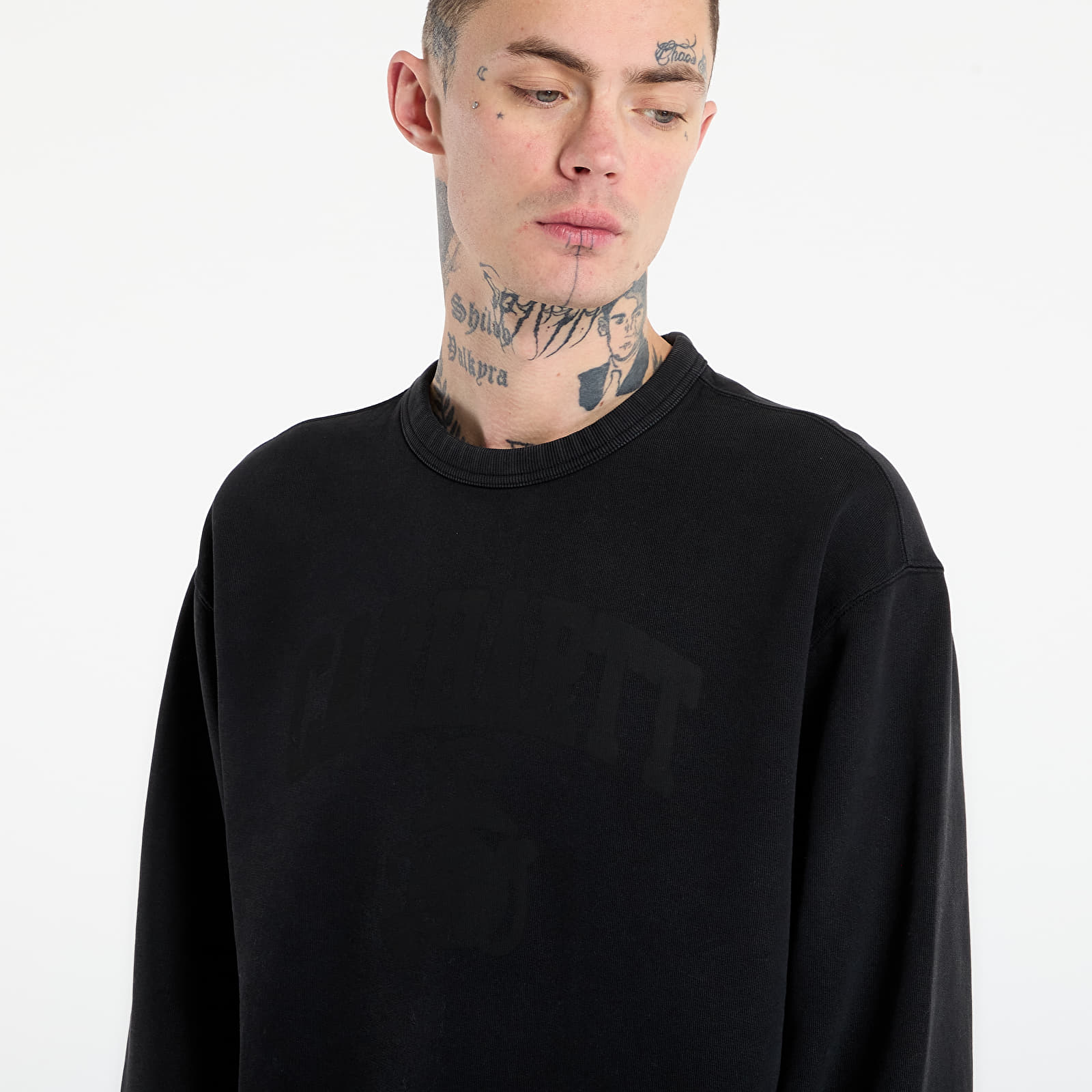 Muške dukserice Carhartt WIP Faded Pond Corps Sweat UNISEX Black