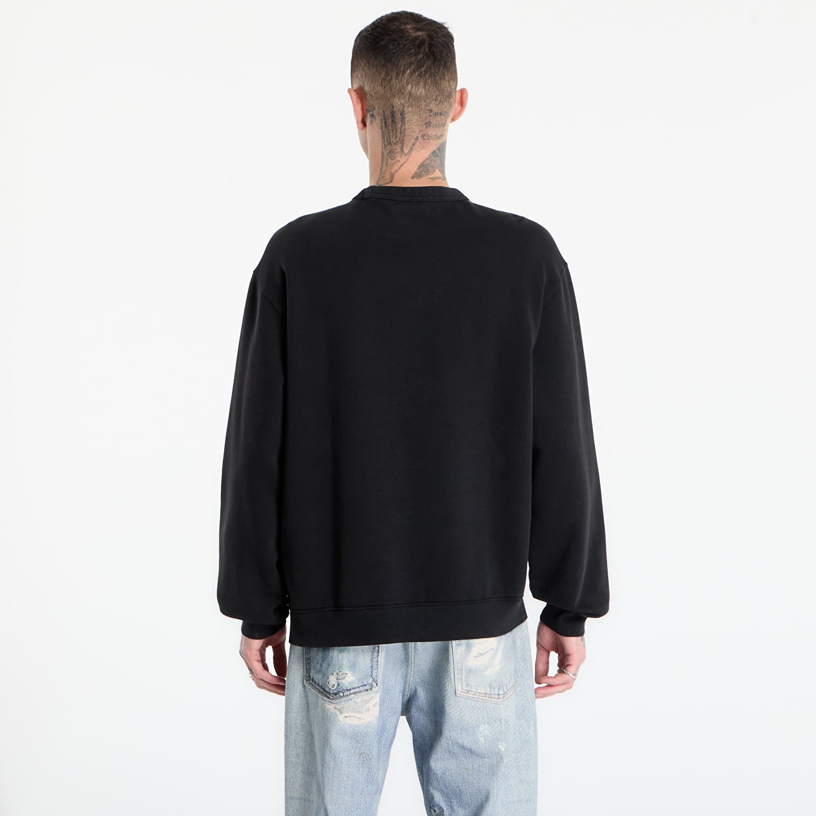 Muške dukserice Carhartt WIP Faded Pond Corps Sweat UNISEX Black