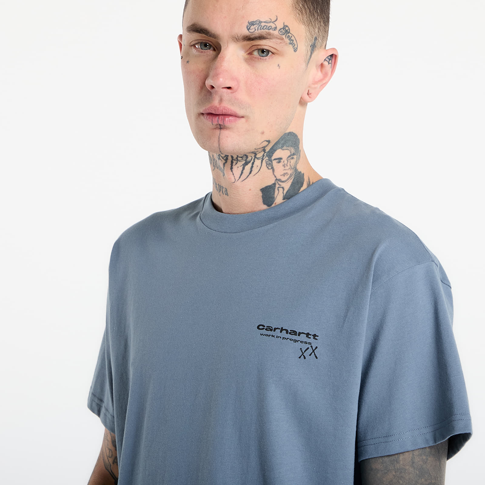 Tricouri bărbați Carhartt WIP S/S Garble T-Shirt UNISEX Velvet Blue