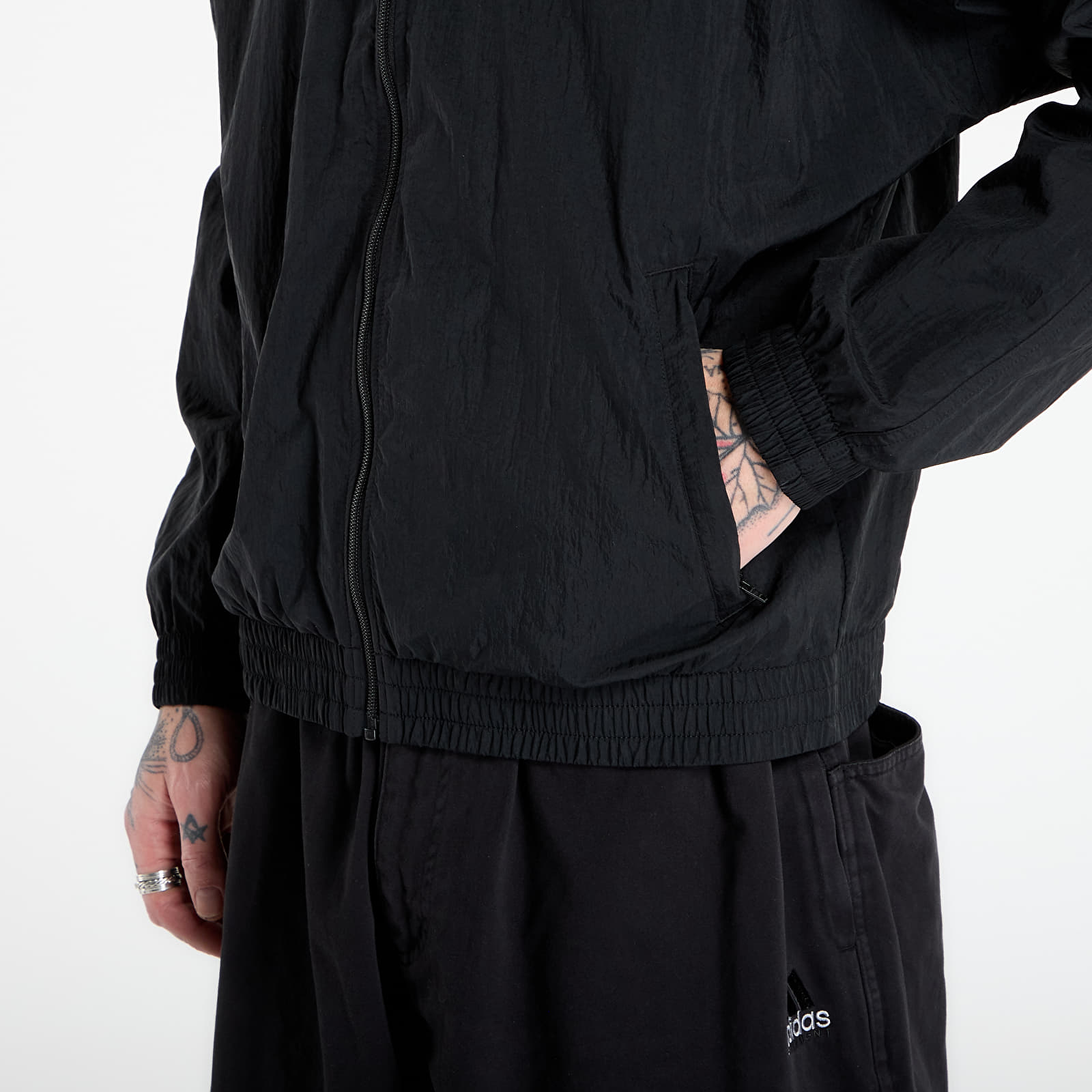 Men's jackets adidas Arch Tt Black/ Better Scarlet