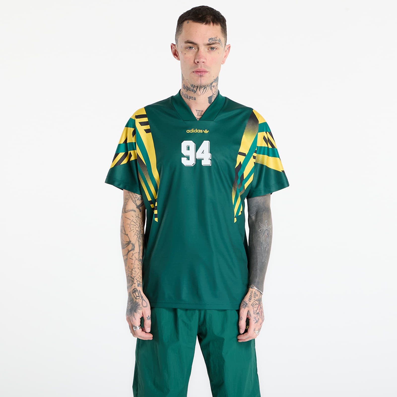 Trøjer til mænd adidas Santiago Jersey Collegiate Green