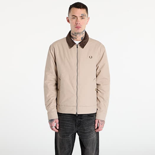 Jacke FRED PERRY Cotton Caban Jacket Warm Oat