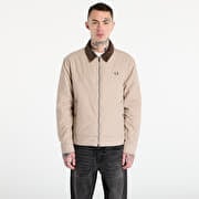 FRED PERRY Cotton Caban Jacket Warm Oat