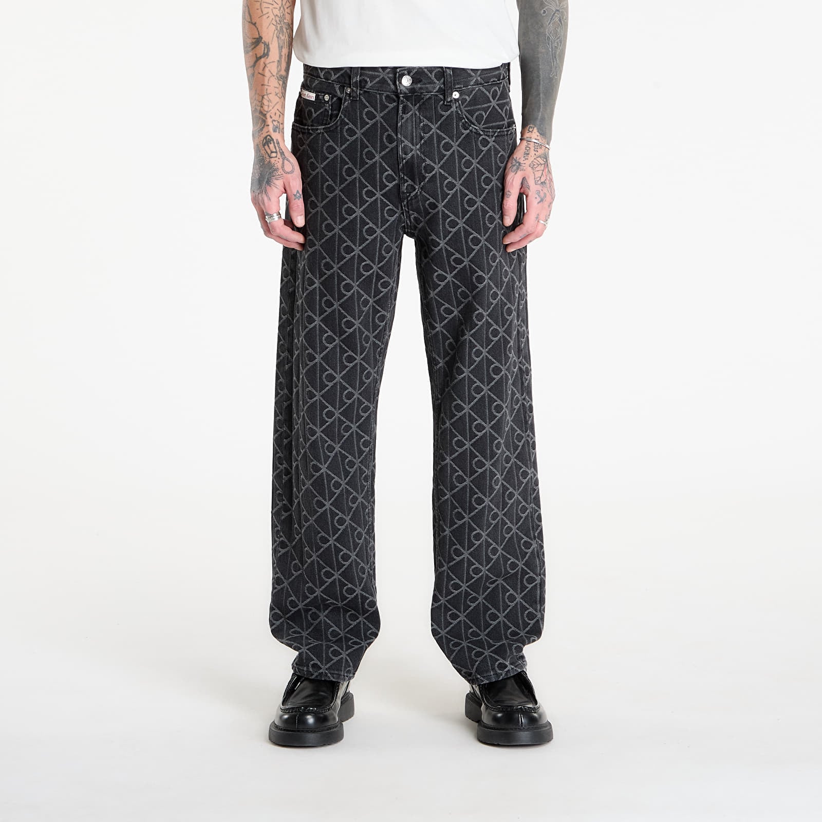 Blugi bărbați Calvin Klein Jeans 90S Straight Jeans Black