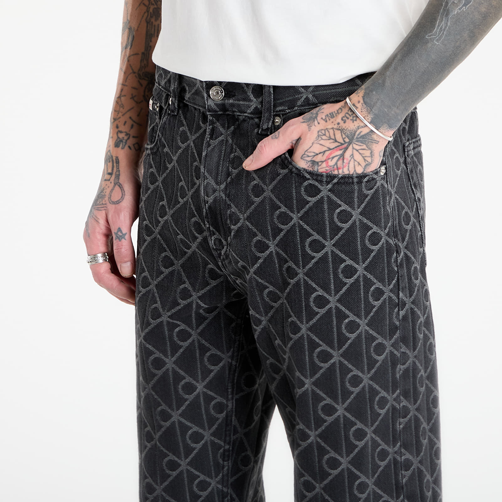 Blugi bărbați Calvin Klein Jeans 90S Straight Jeans Black