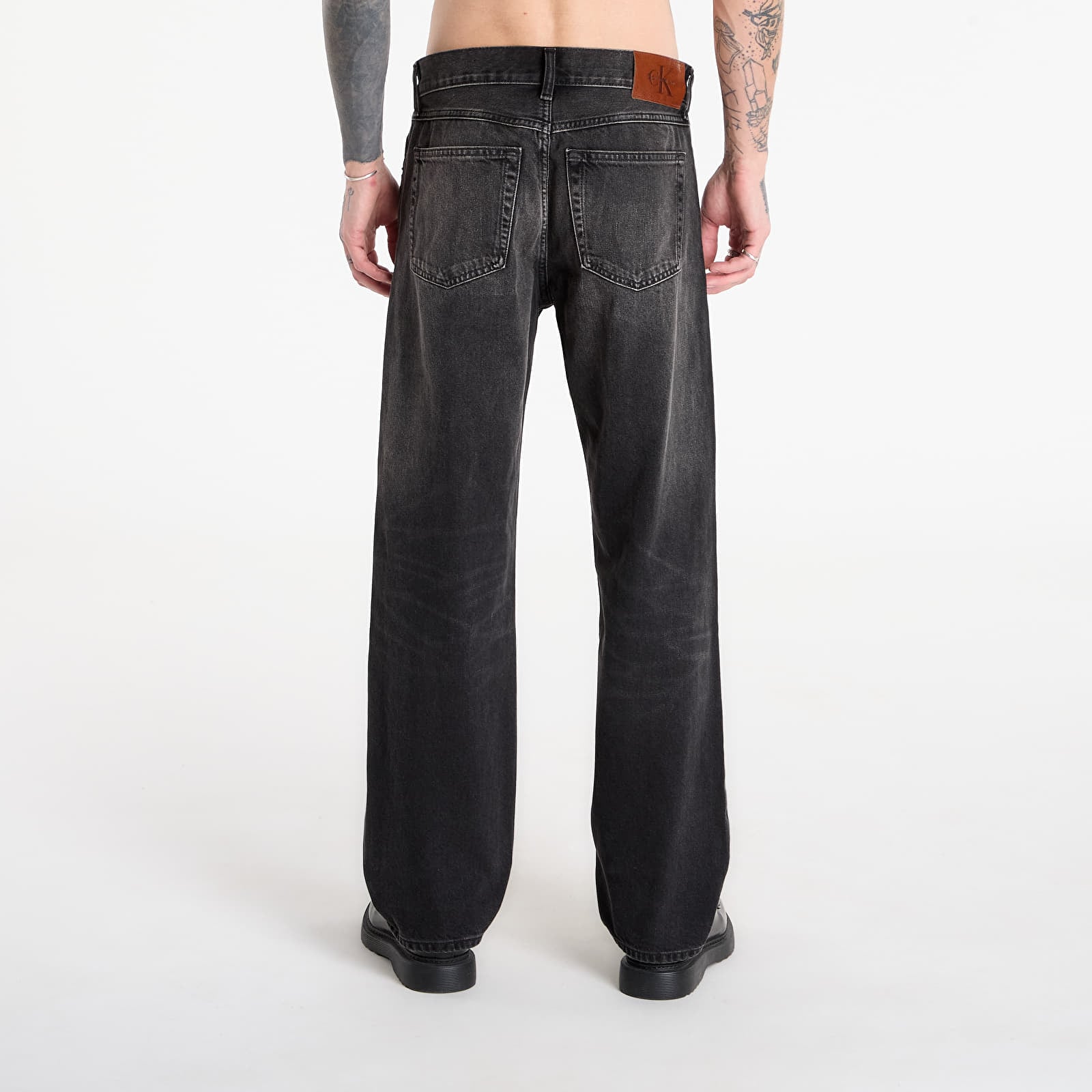 Blugi bărbați Calvin Klein Jeans 90S Straight Klein Jeans Black