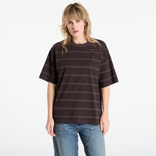 Póló Carhartt WIP S/S Hanson T-Shirt UNISEX Hanson Stripe/ Palisander