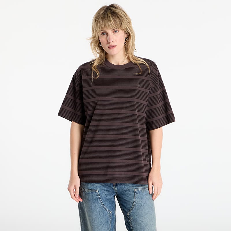 Tričko Carhartt WIP S/S Hanson T-Shirt UNISEX Hanson Stripe/ Palisander