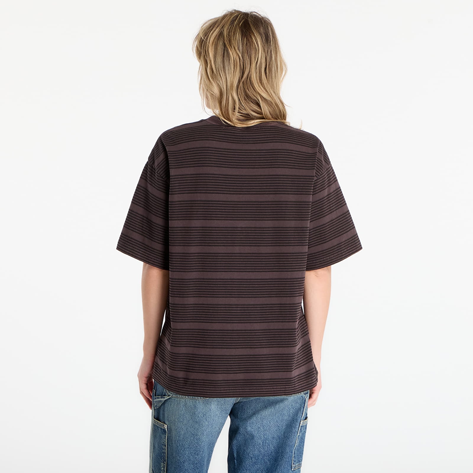 Koszulki Carhartt WIP S/S Hanson T-Shirt UNISEX Hanson Stripe/ Palisander
