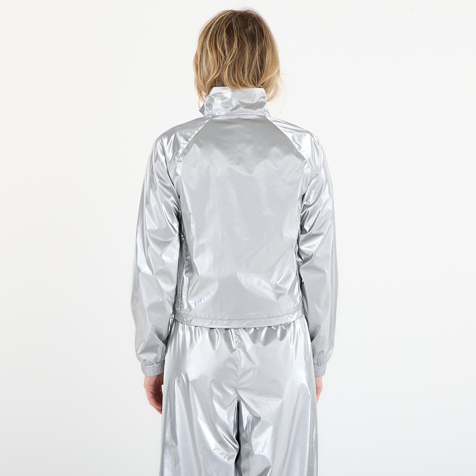 Felpe con cappuccio donna adidas F50 Tracktop Silver Metallic