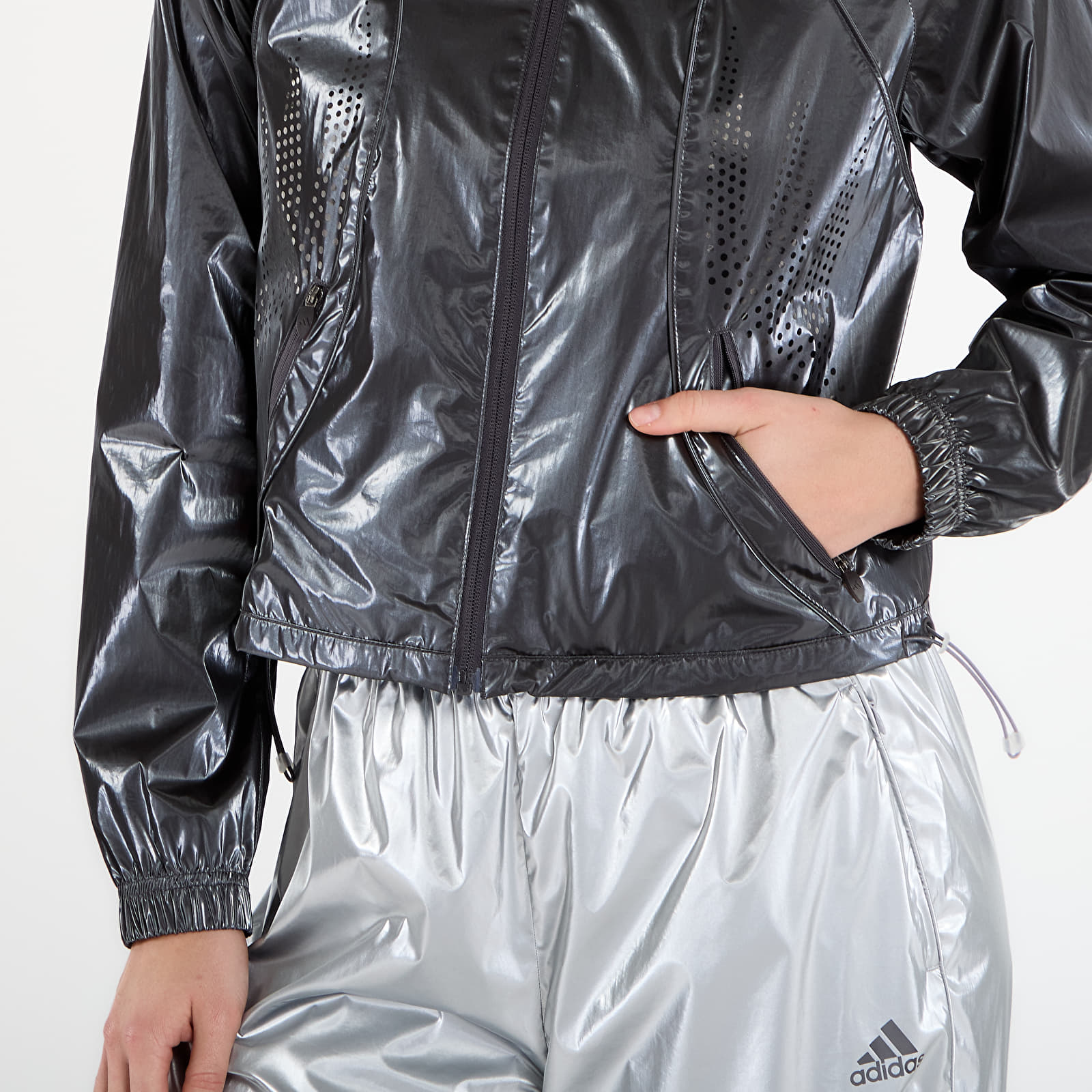 Sweats à capuche femme adidas F50 Tracktop Utility Black
