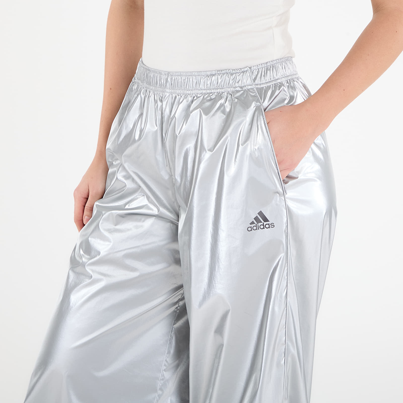 Joggebukser for kvinner adidas F50 Trackpant Silver Metallic
