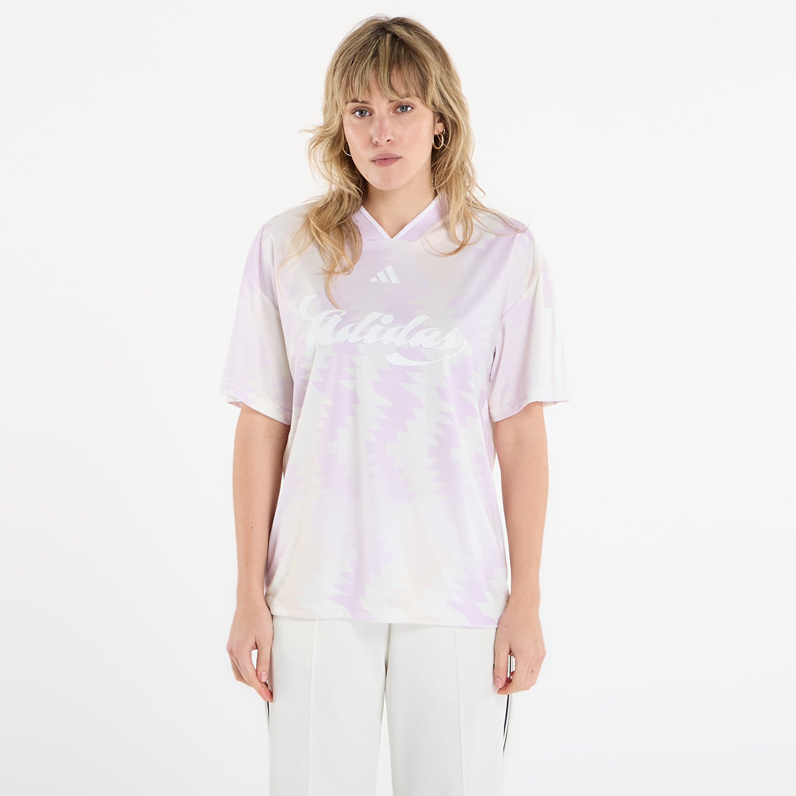 Magliette da donna adidas W Tiro Cg Aw T Wonder White/ Off White/ Icelav/ Multco