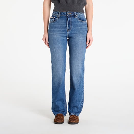 Calvin Klein Jeans High Rise Straight Jeans Blue