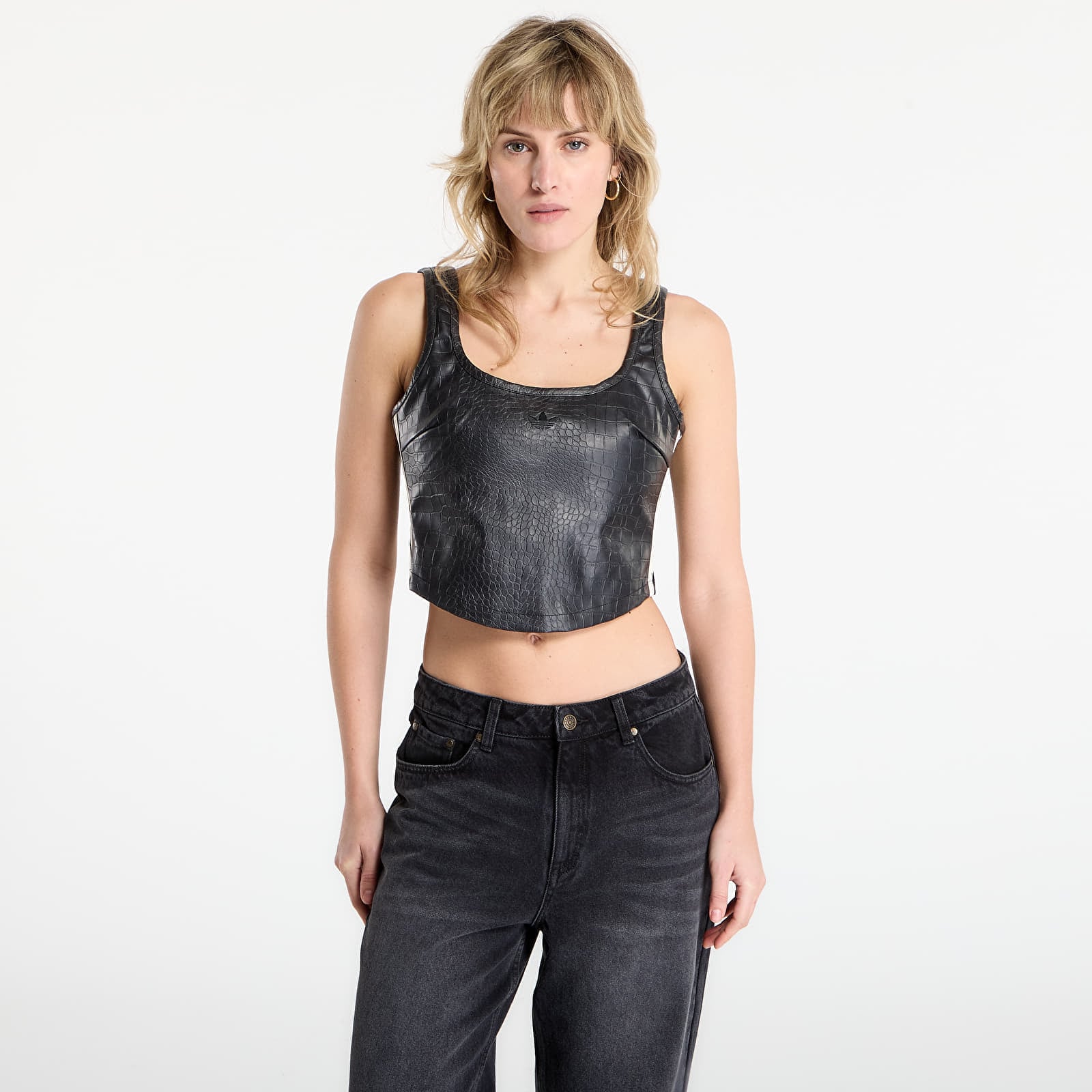 Top adidas Pleather Corset Black 12