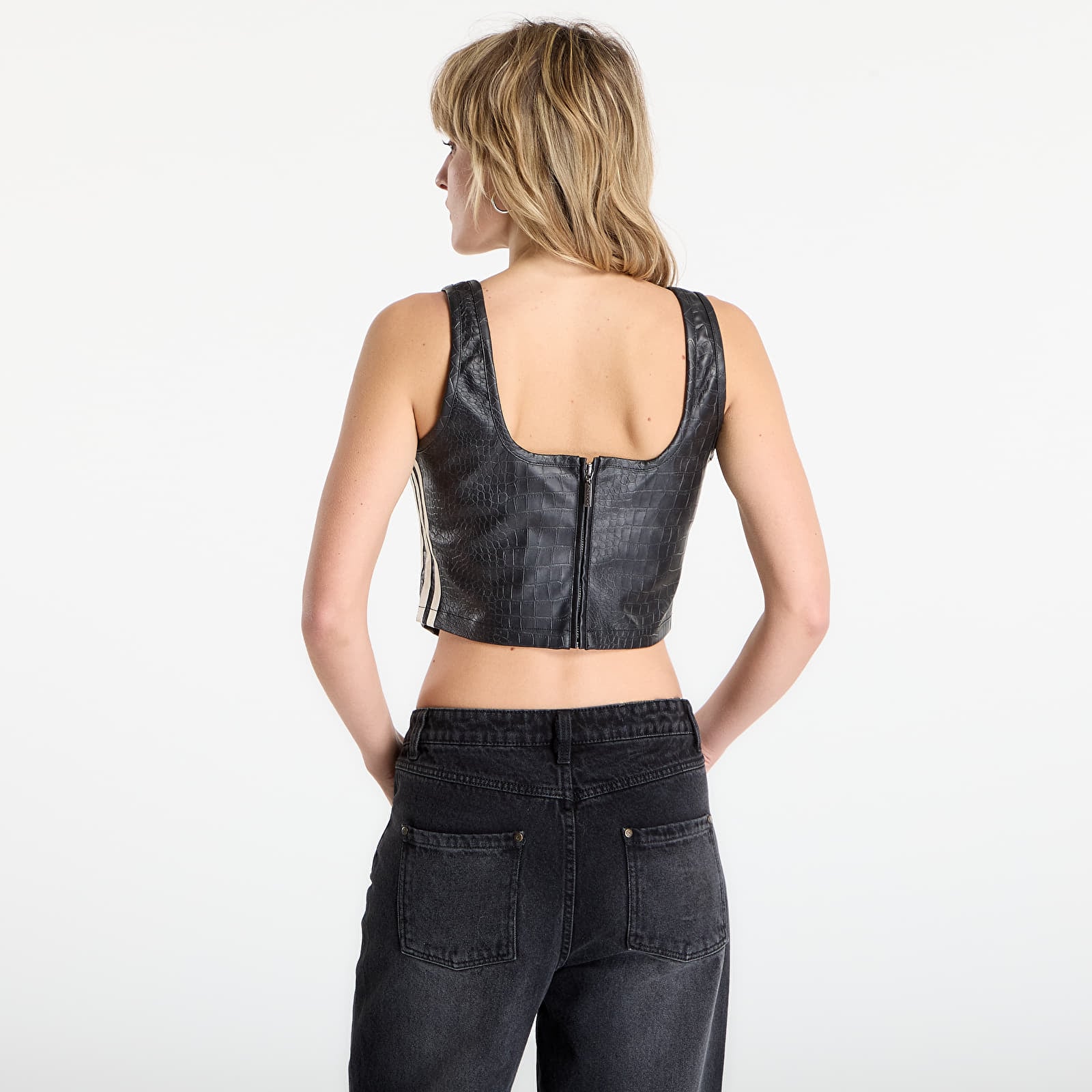 Tops adidas Pleather Corset Black