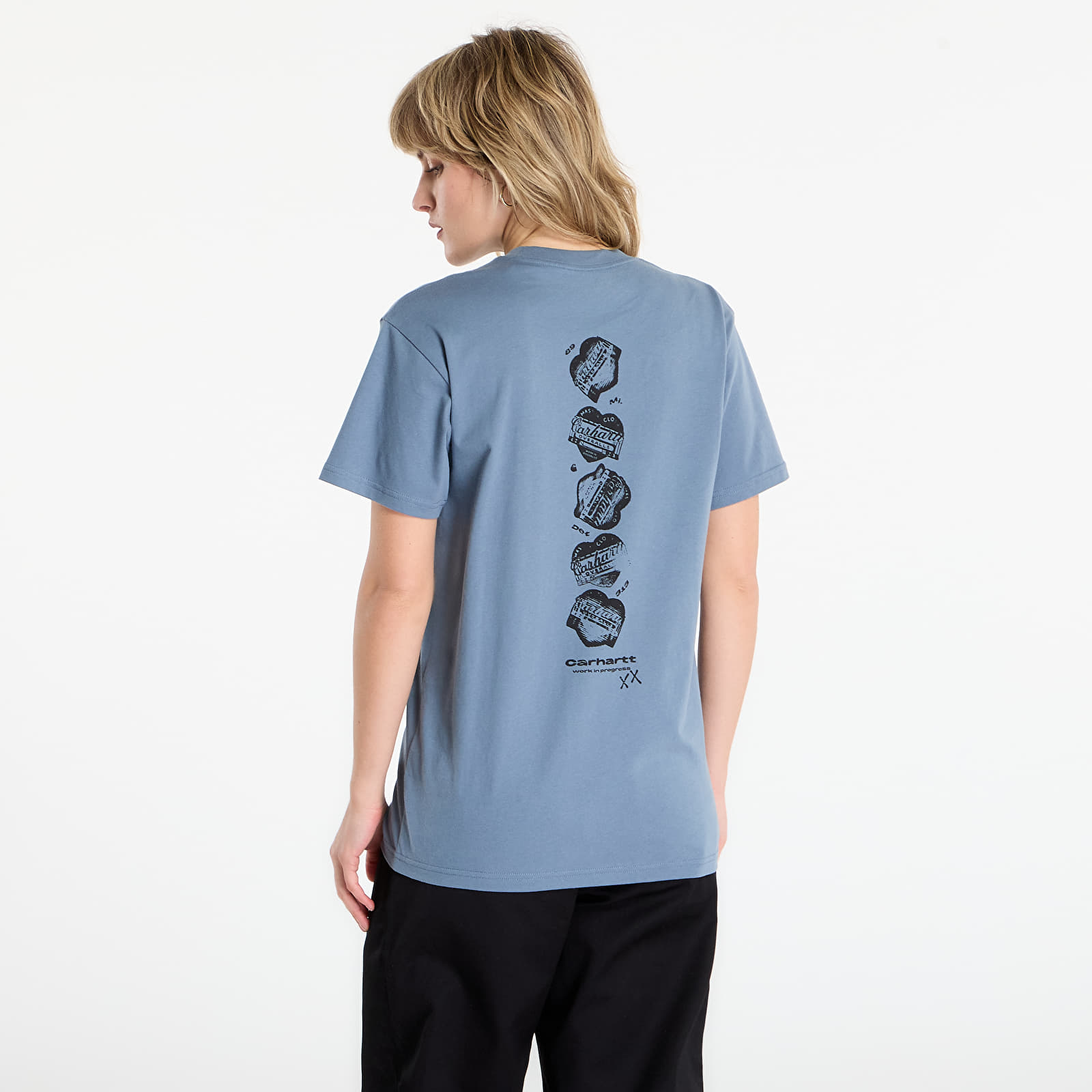 Muške majice kratkih rukava Carhartt WIP S/S Garble T-Shirt UNISEX Velvet Blue