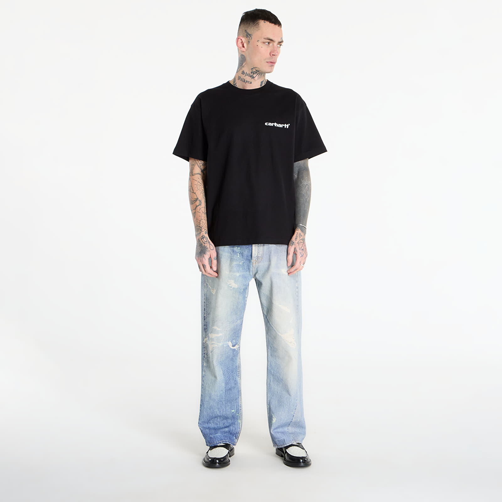 T-Shirts Carhartt WIP S/S Caps T-Shirt UNISEX Black