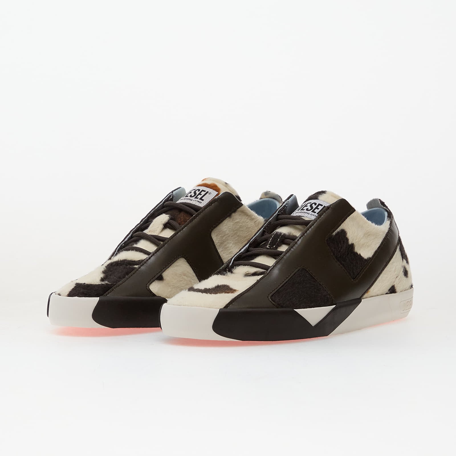 Dámské tenisky a boty DIESEL Slante-D S-Slante-D Low W Sneakers Beige/ Brown